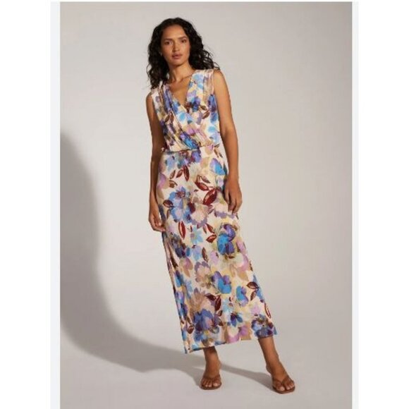 Favorite Daughter Nila Maxi Dress - Winter Bloom M - Picture 1 of 13